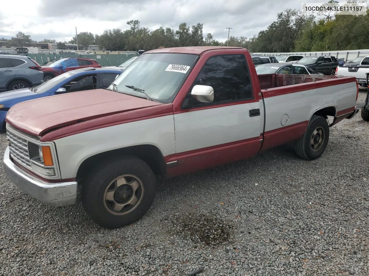 1990 Chevrolet Gmt-400 C1500 VIN: 1GCDC14K3LE111157 Lot: 79666964