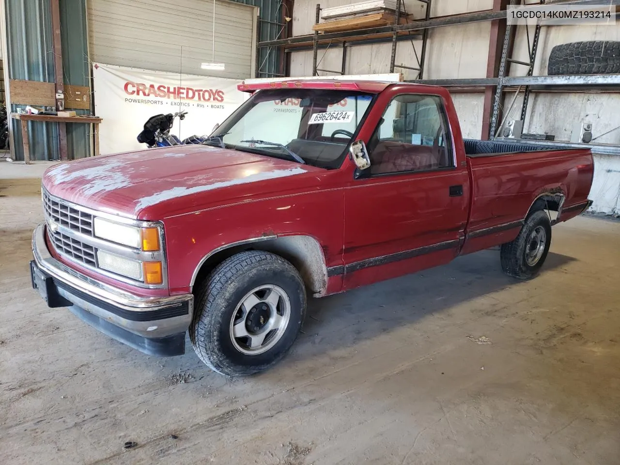 1991 Chevrolet Gmt-400 C1500 VIN: 1GCDC14K0MZ193214 Lot: 69626424