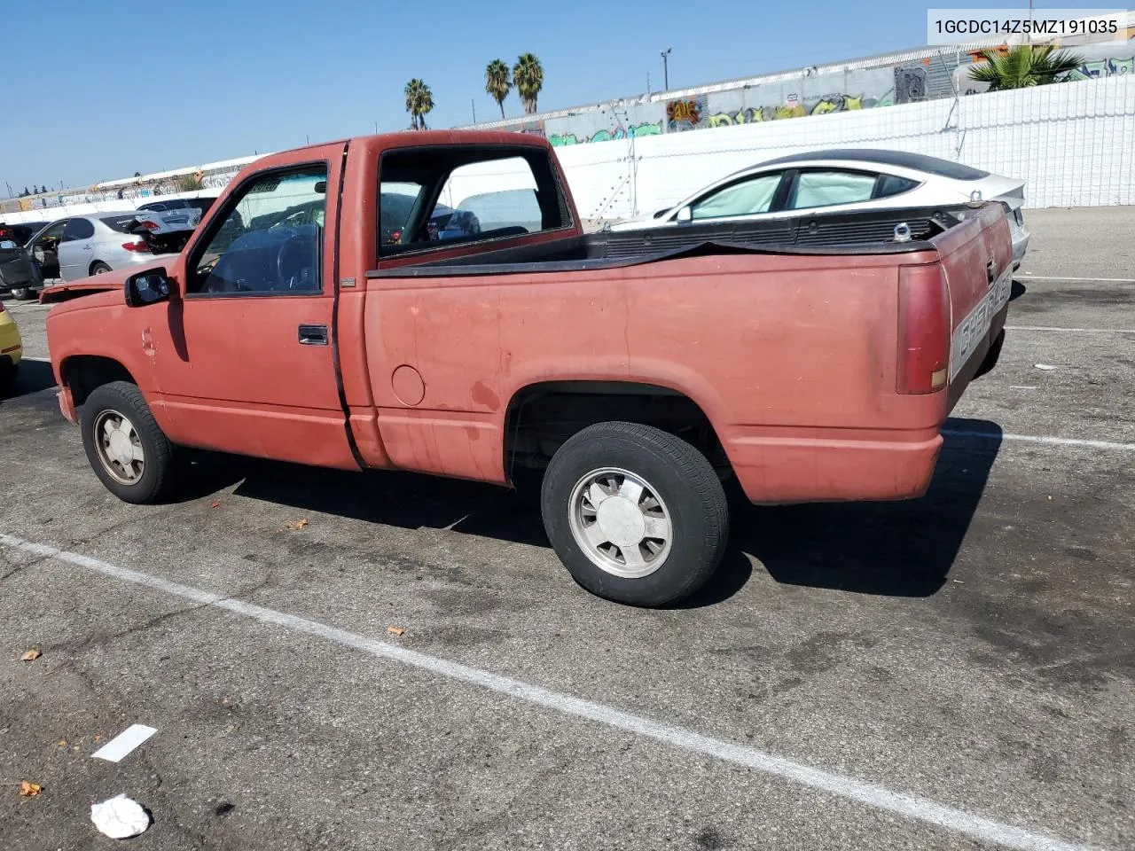 1991 Chevrolet Gmt-400 C1500 VIN: 1GCDC14Z5MZ191035 Lot: 69706774