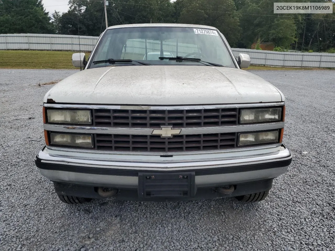 1991 Chevrolet Gmt-400 K1500 VIN: 2GCEK19K8M1106989 Lot: 71275874