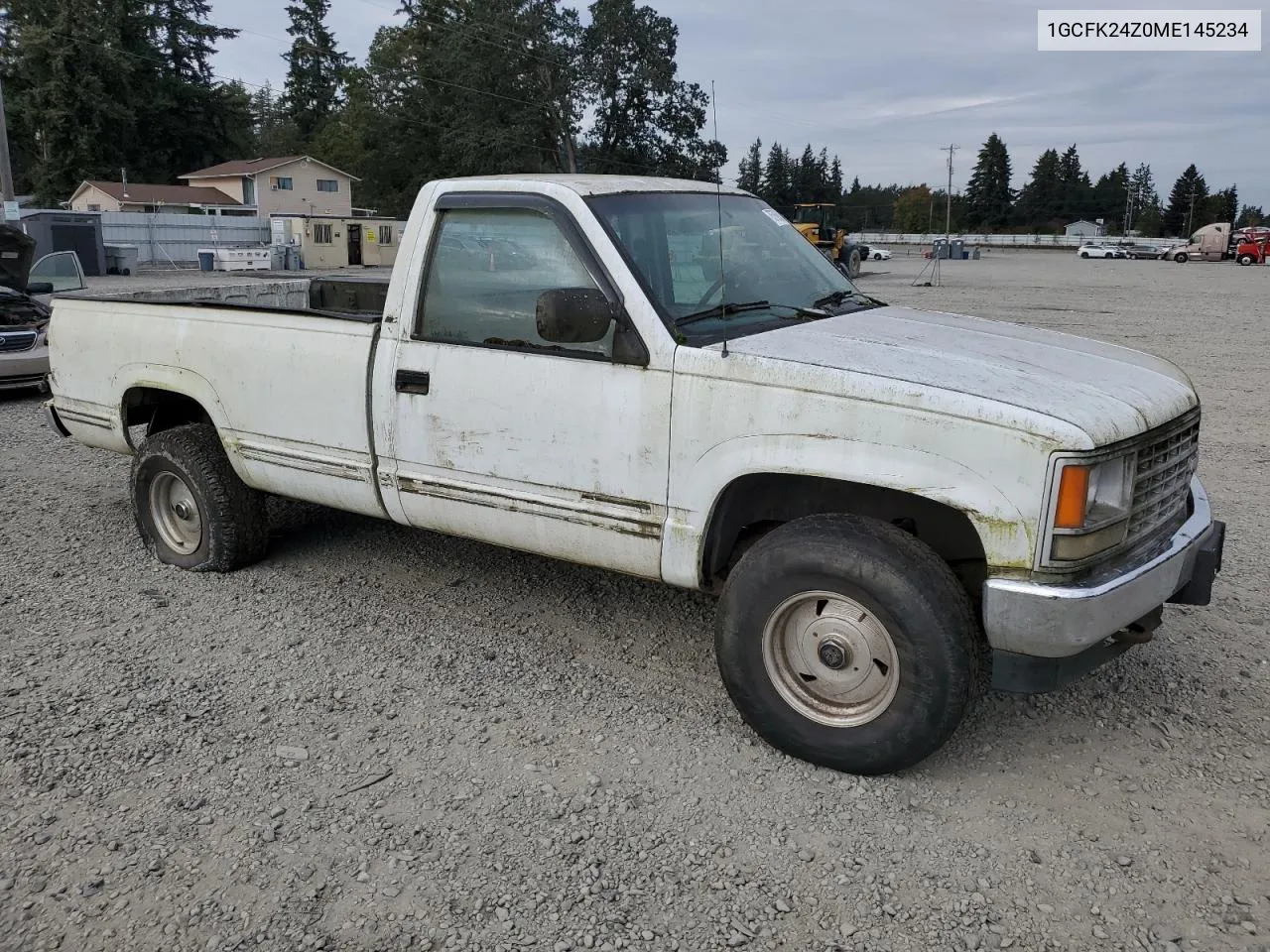 1991 Chevrolet Gmt-400 K2500 VIN: 1GCFK24Z0ME145234 Lot: 75769624