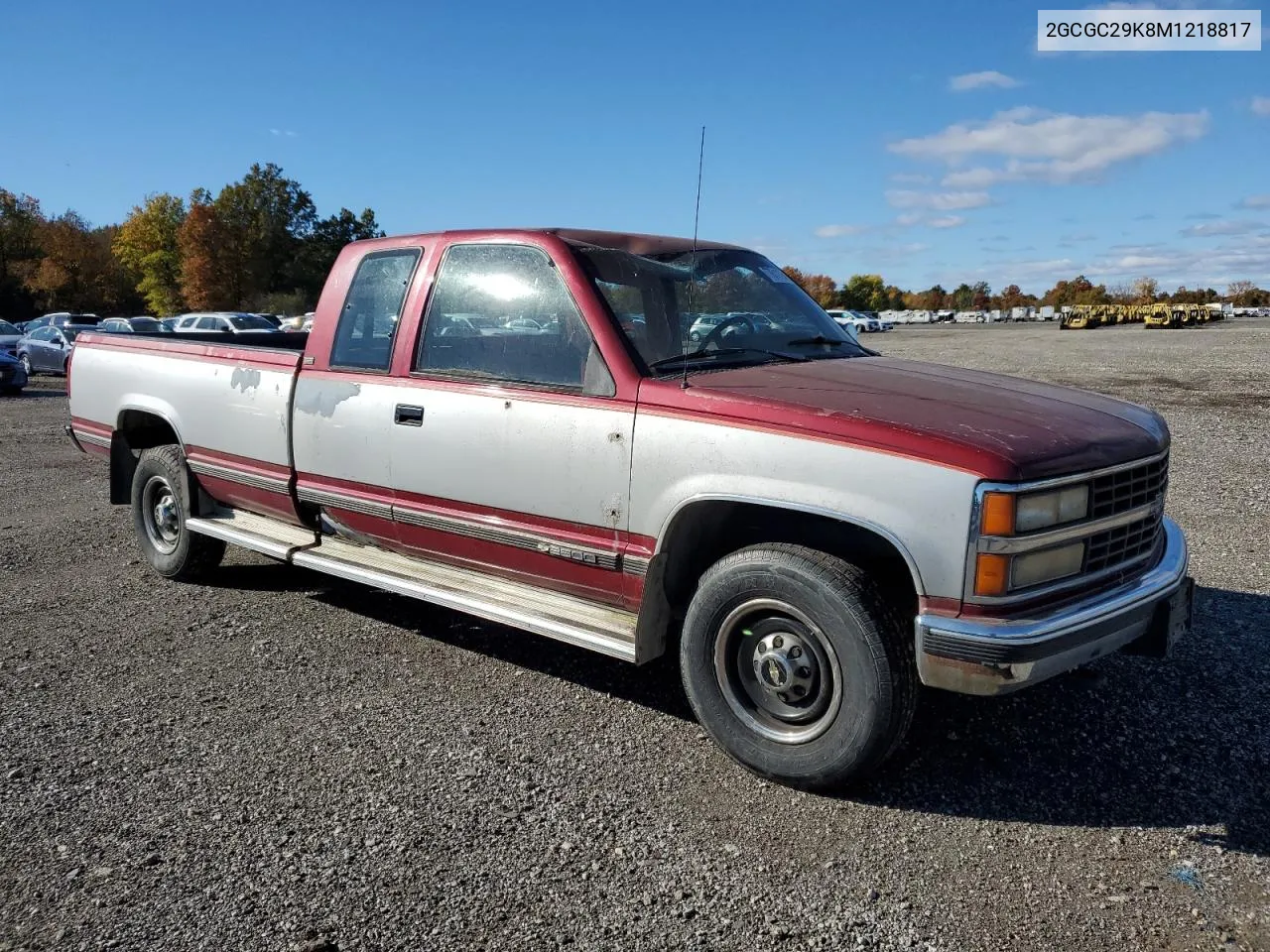 1991 Chevrolet Gmt-400 C2500 VIN: 2GCGC29K8M1218817 Lot: 77611124