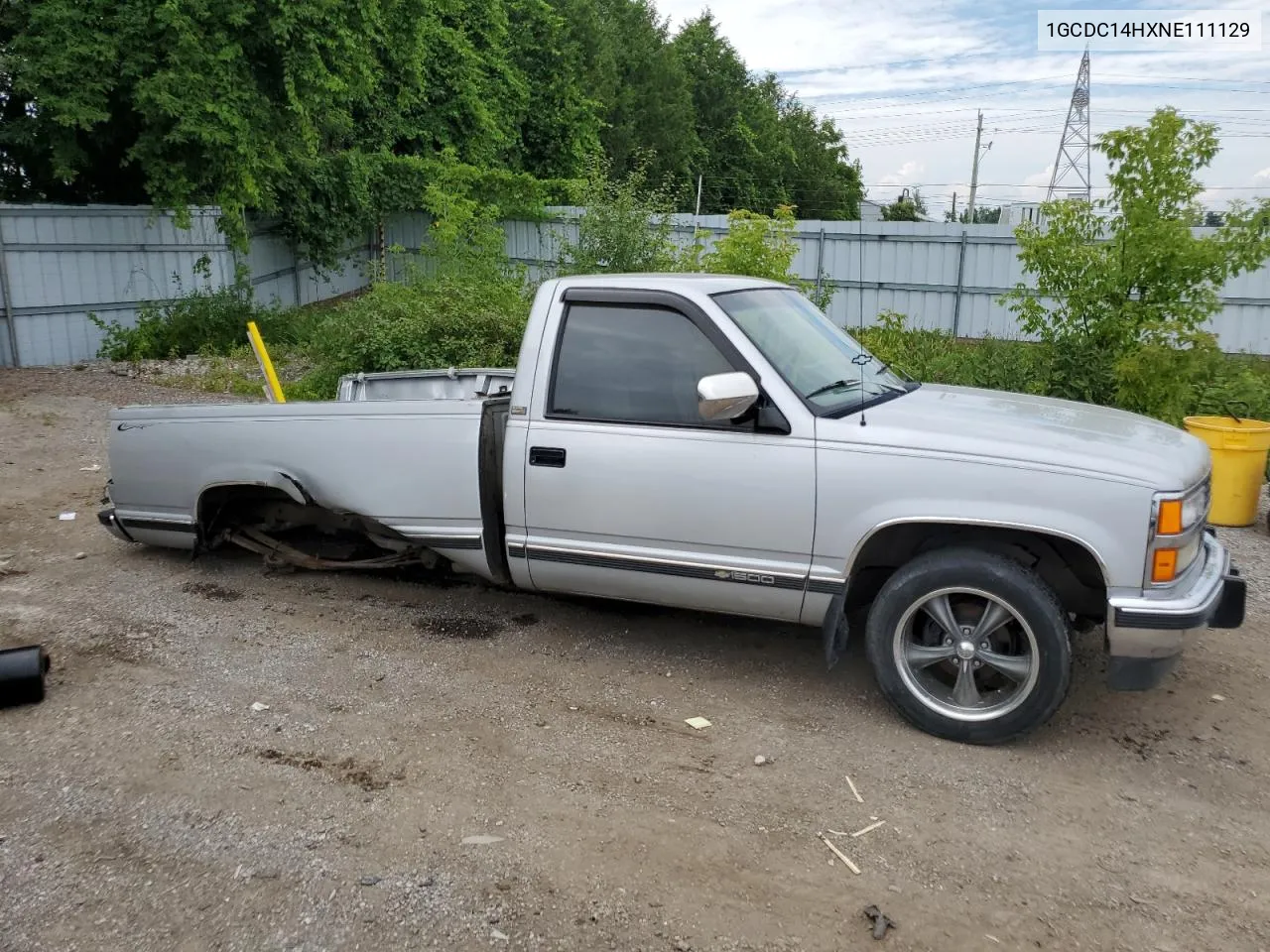 1992 Chevrolet Gmt-400 C1500 VIN: 1GCDC14HXNE111129 Lot: 62180984