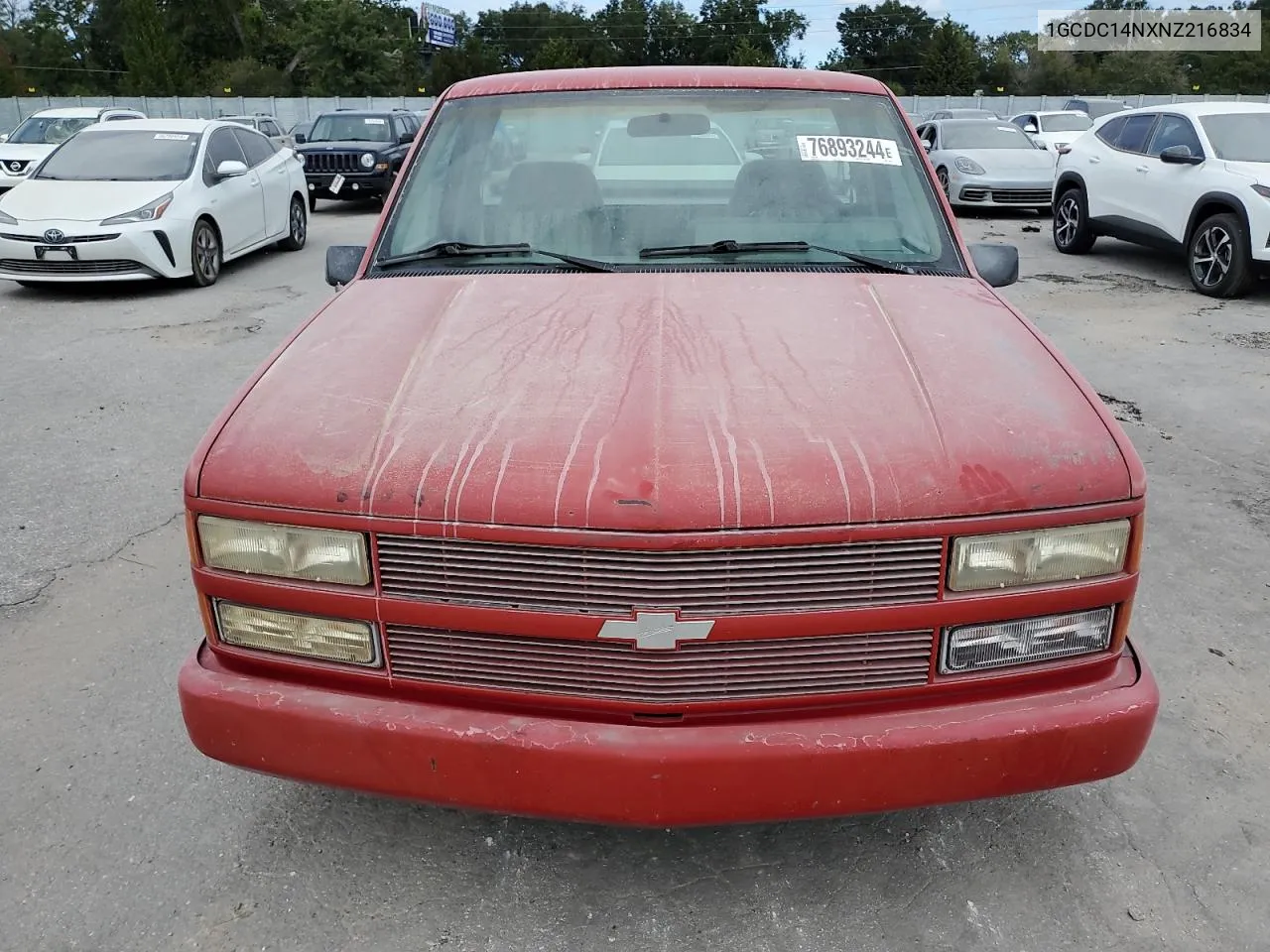 1992 Chevrolet Gmt-400 C1500 VIN: 1GCDC14NXNZ216834 Lot: 76893244