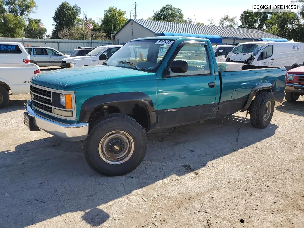 1993 Chevrolet Gmt-400 K2500 VIN: 1GCGK24K0PE148551 Lot: 69967014