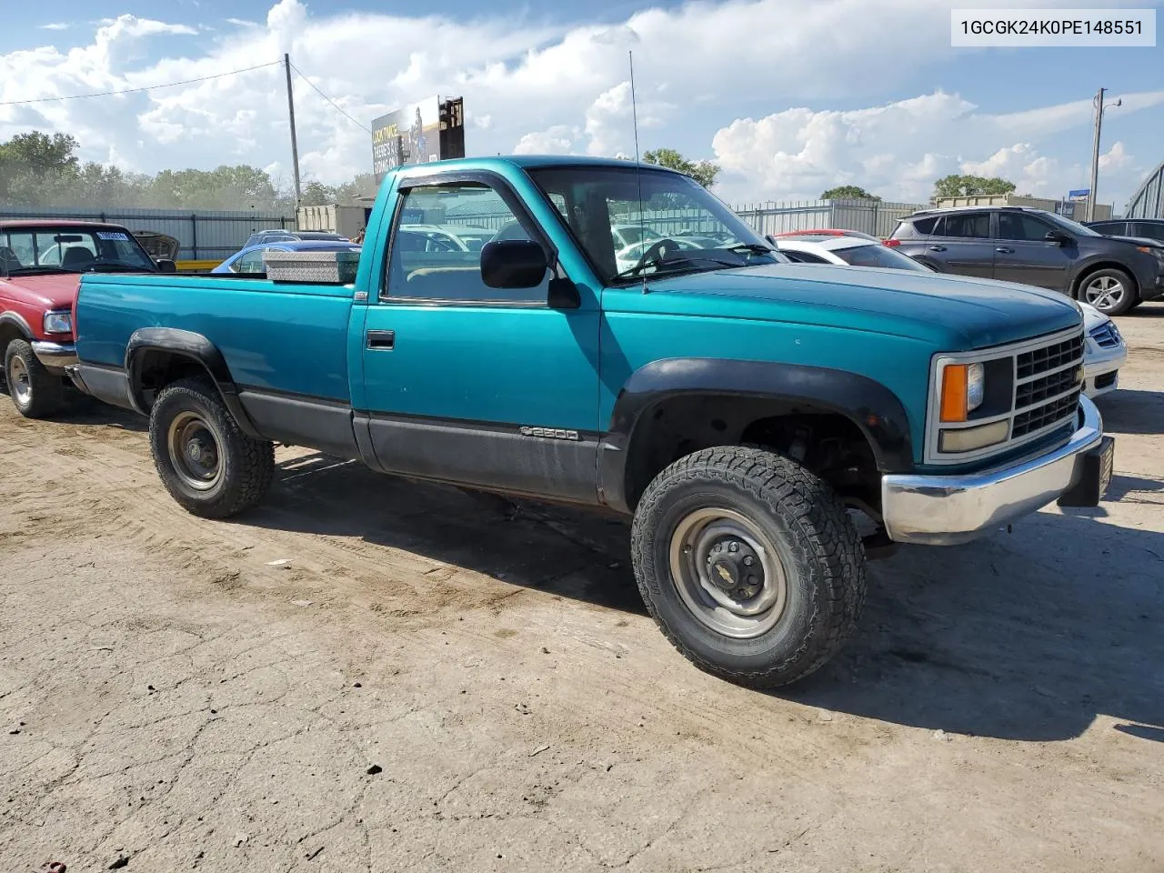 1993 Chevrolet Gmt-400 K2500 VIN: 1GCGK24K0PE148551 Lot: 69967014