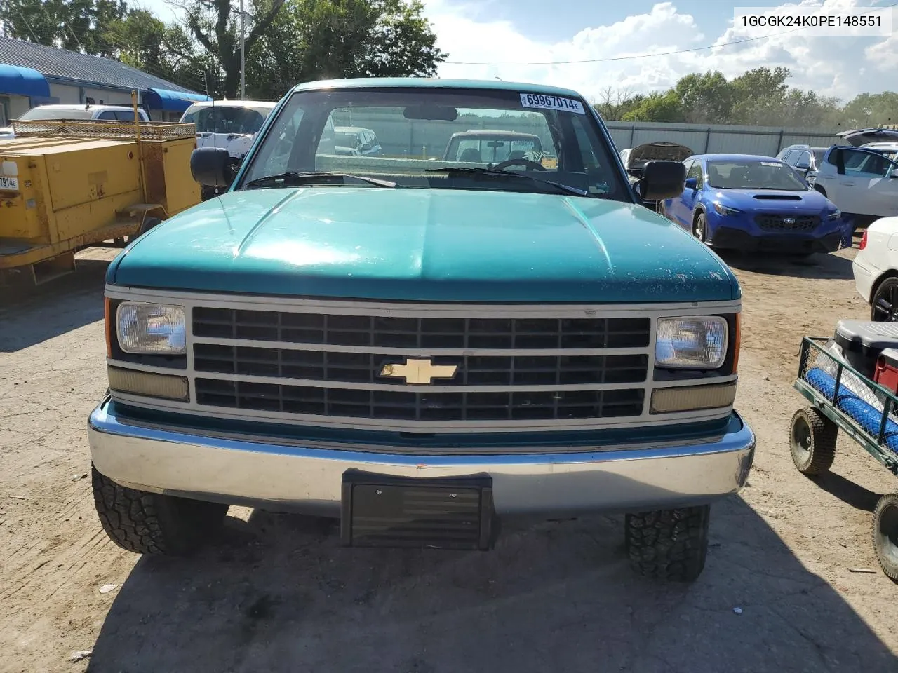 1993 Chevrolet Gmt-400 K2500 VIN: 1GCGK24K0PE148551 Lot: 69967014