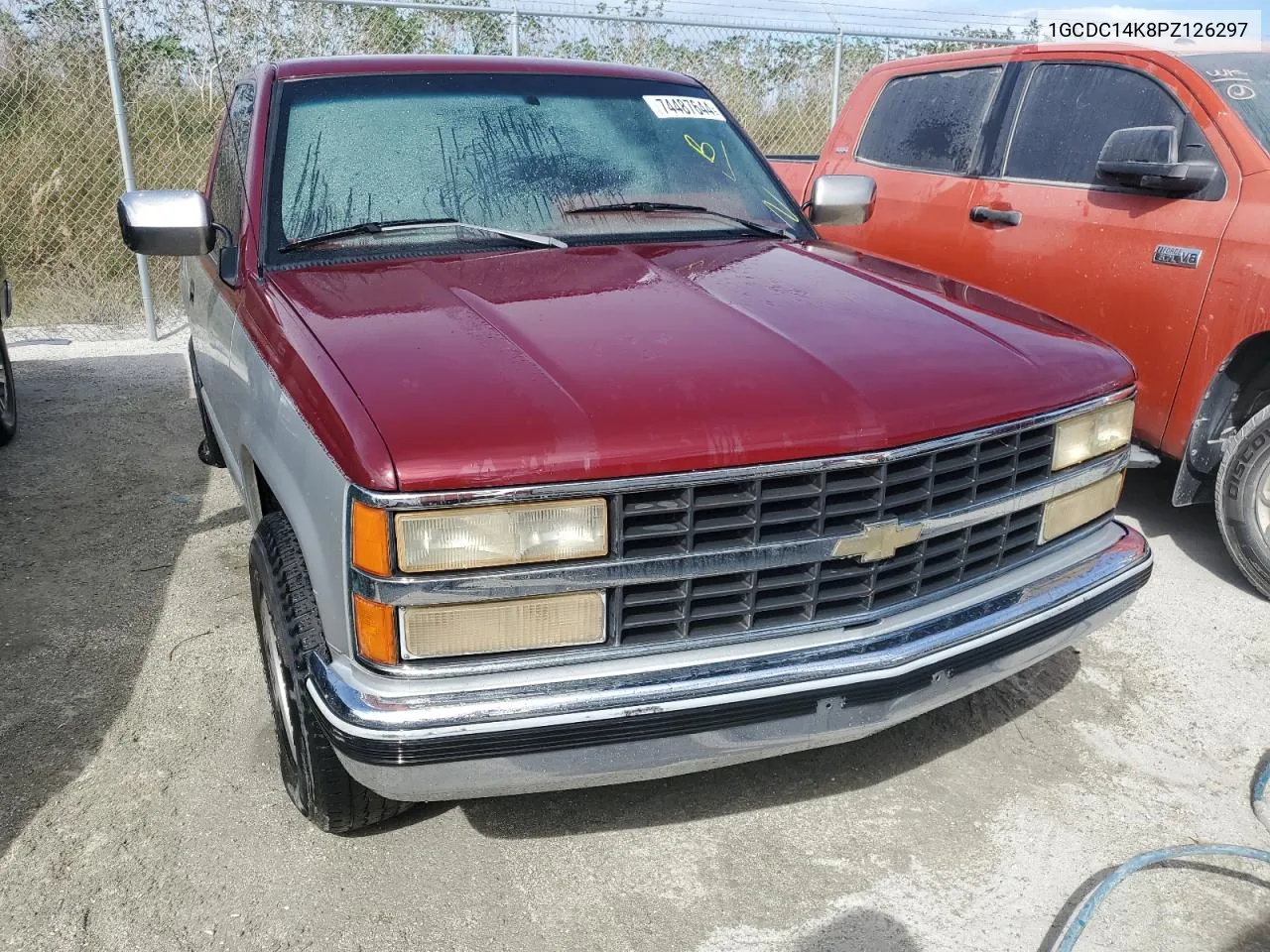 1993 Chevrolet Gmt-400 C1500 VIN: 1GCDC14K8PZ126297 Lot: 74487644