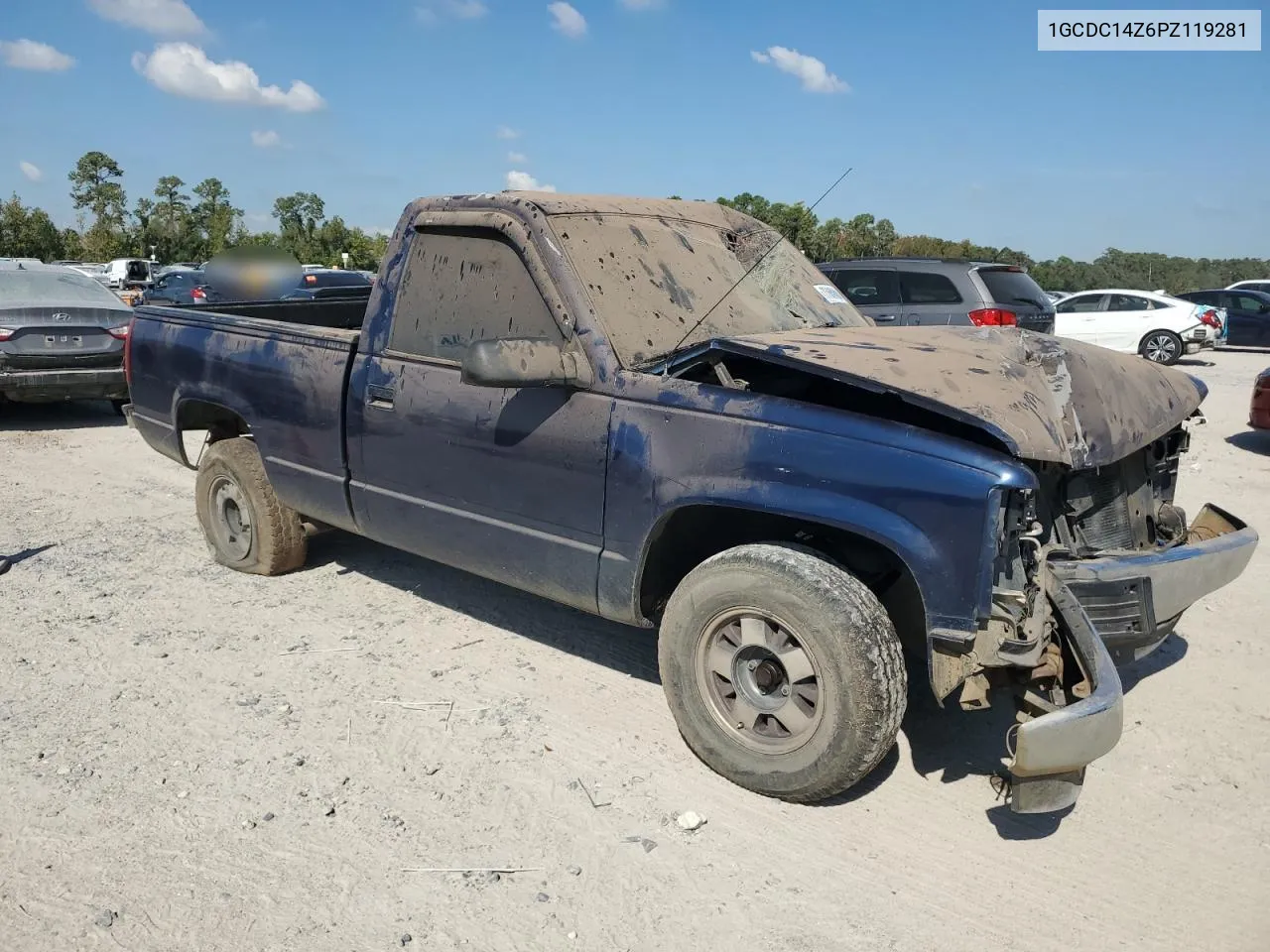 1993 Chevrolet Gmt-400 C1500 VIN: 1GCDC14Z6PZ119281 Lot: 77689884