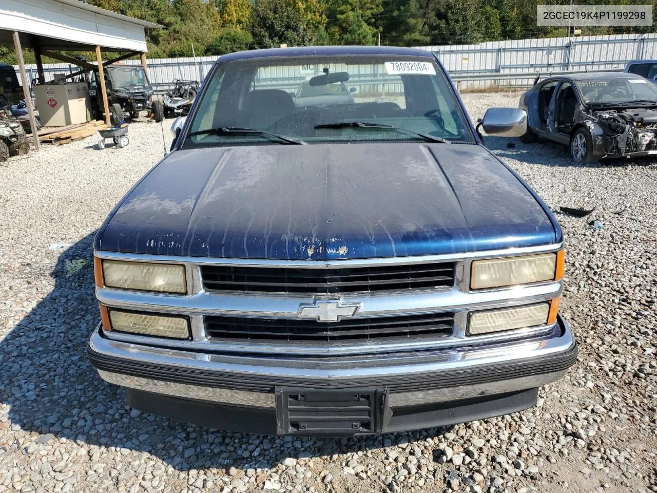 1993 Chevrolet Gmt-400 C1500 VIN: 2GCEC19K4P1199298 Lot: 78092004