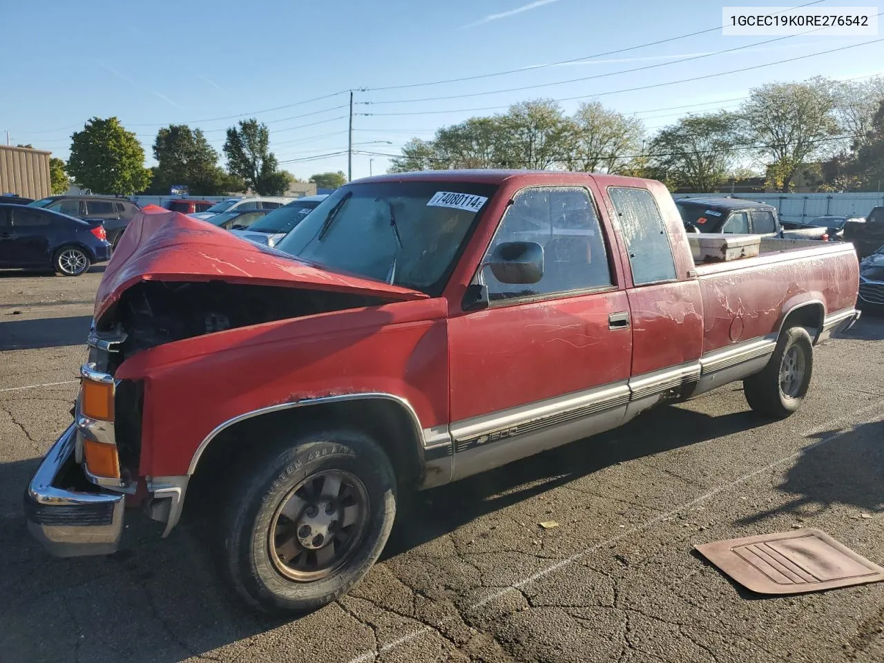 1994 Chevrolet Gmt-400 C1500 VIN: 1GCEC19K0RE276542 Lot: 74080114