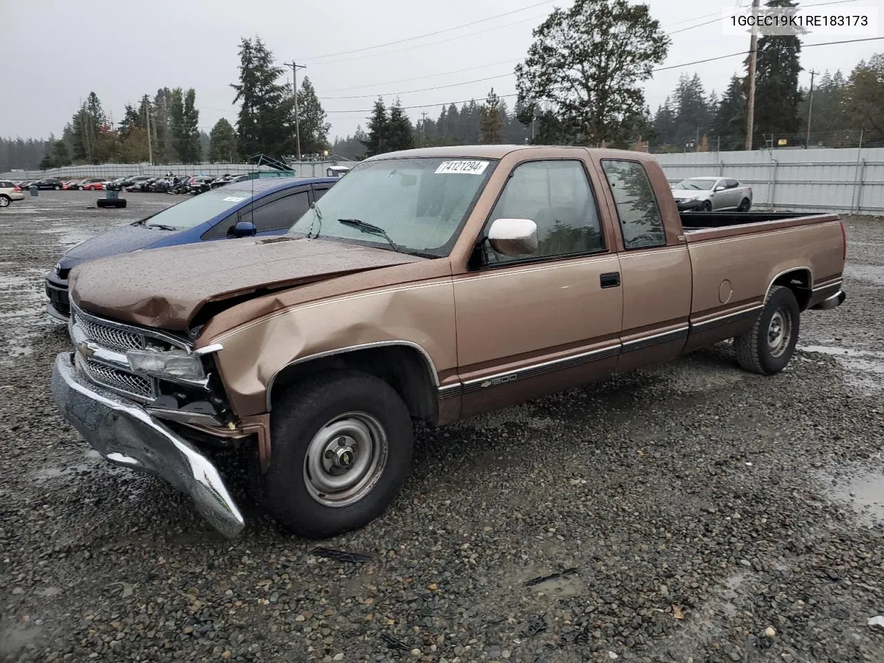 1994 Chevrolet Gmt-400 C1500 VIN: 1GCEC19K1RE183173 Lot: 74121294