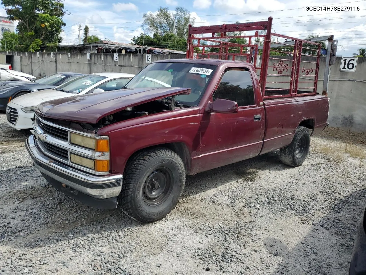 1995 Chevrolet Gmt-400 C1500 VIN: 1GCEC14H7SE279116 Lot: 72422034