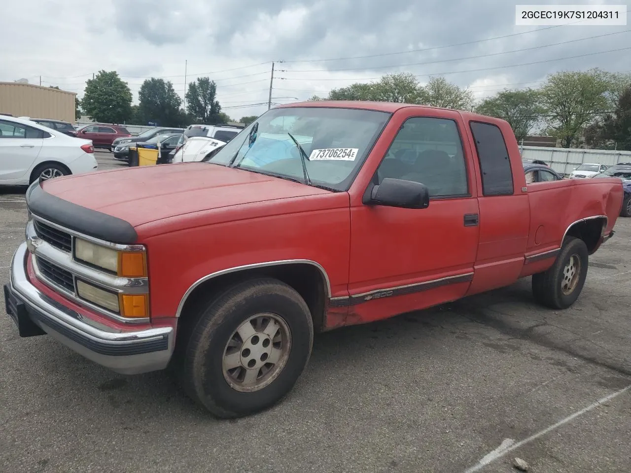 1995 Chevrolet Gmt-400 C1500 VIN: 2GCEC19K7S1204311 Lot: 73706254