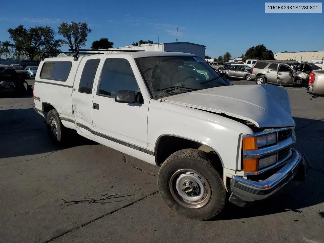 1995 Chevrolet Gmt-400 K2500 VIN: 2GCFK29K1S1280801 Lot: 74018874