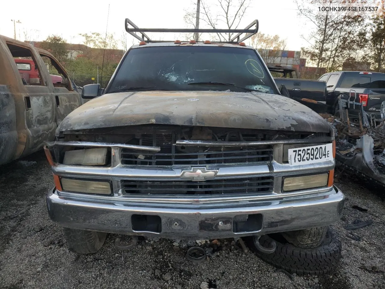 1995 Chevrolet Gmt-400 K3500 VIN: 1GCHK39F4SE167537 Lot: 75259204