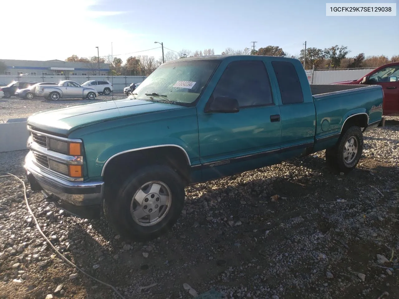 1995 Chevrolet Gmt-400 K2500 VIN: 1GCFK29K7SE129038 Lot: 77554234