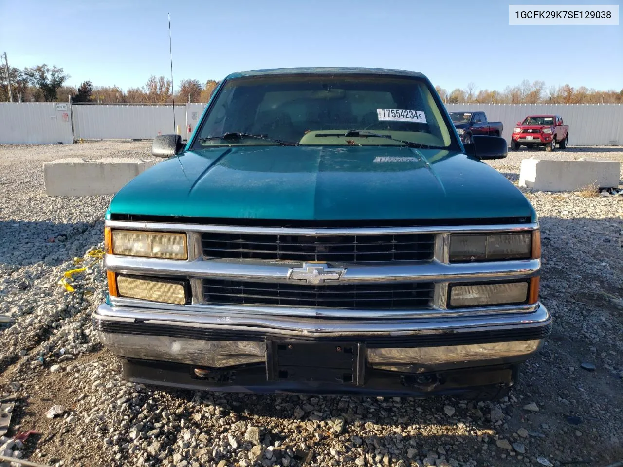 1995 Chevrolet Gmt-400 K2500 VIN: 1GCFK29K7SE129038 Lot: 77554234