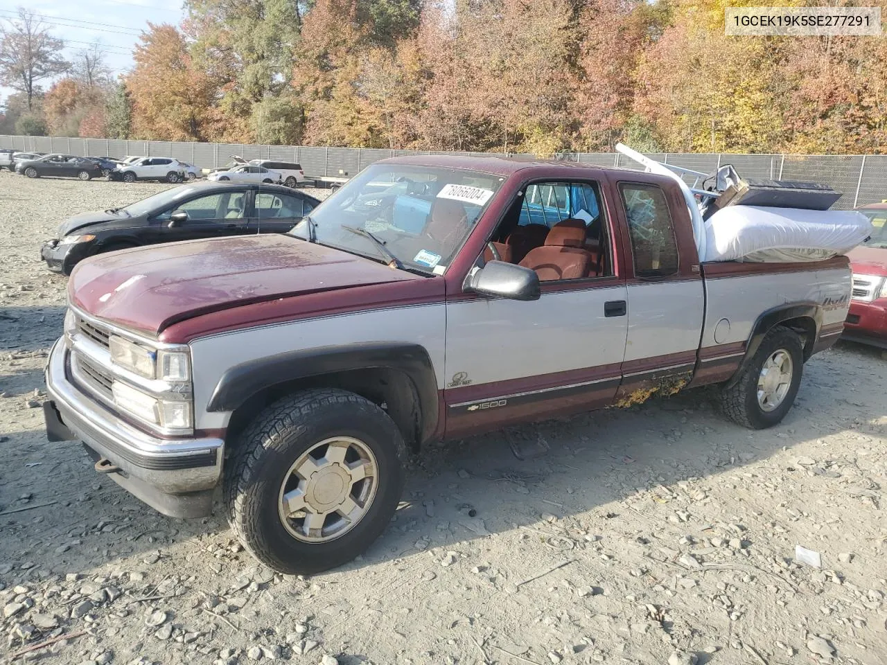 1995 Chevrolet Gmt-400 K1500 VIN: 1GCEK19K5SE277291 Lot: 78066004