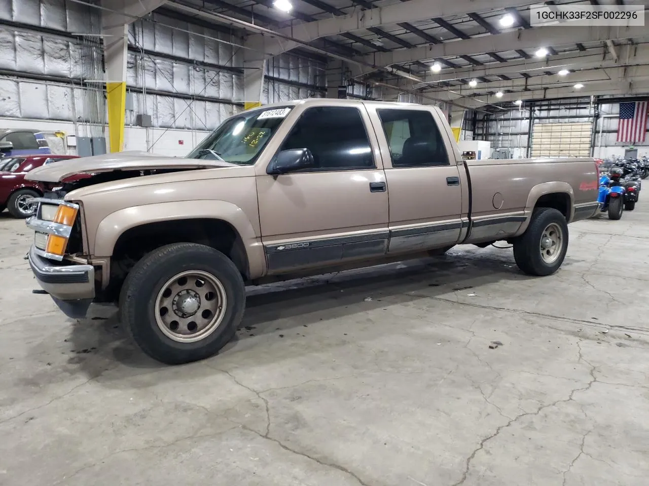 1995 Chevrolet Gmt-400 K3500 VIN: 1GCHK33F2SF002296 Lot: 81612483