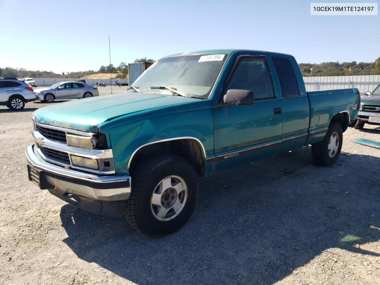 1996 Chevrolet Gmt-400 K1500 VIN: 1GCEK19M1TE124197 Lot: 72687894