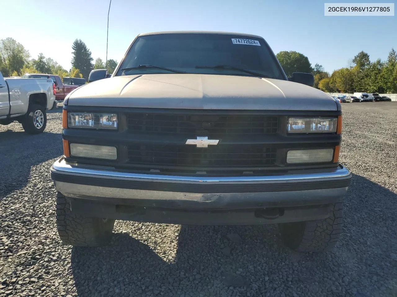 1997 Chevrolet Gmt-400 K1500 VIN: 2GCEK19R6V1277805 Lot: 74772624