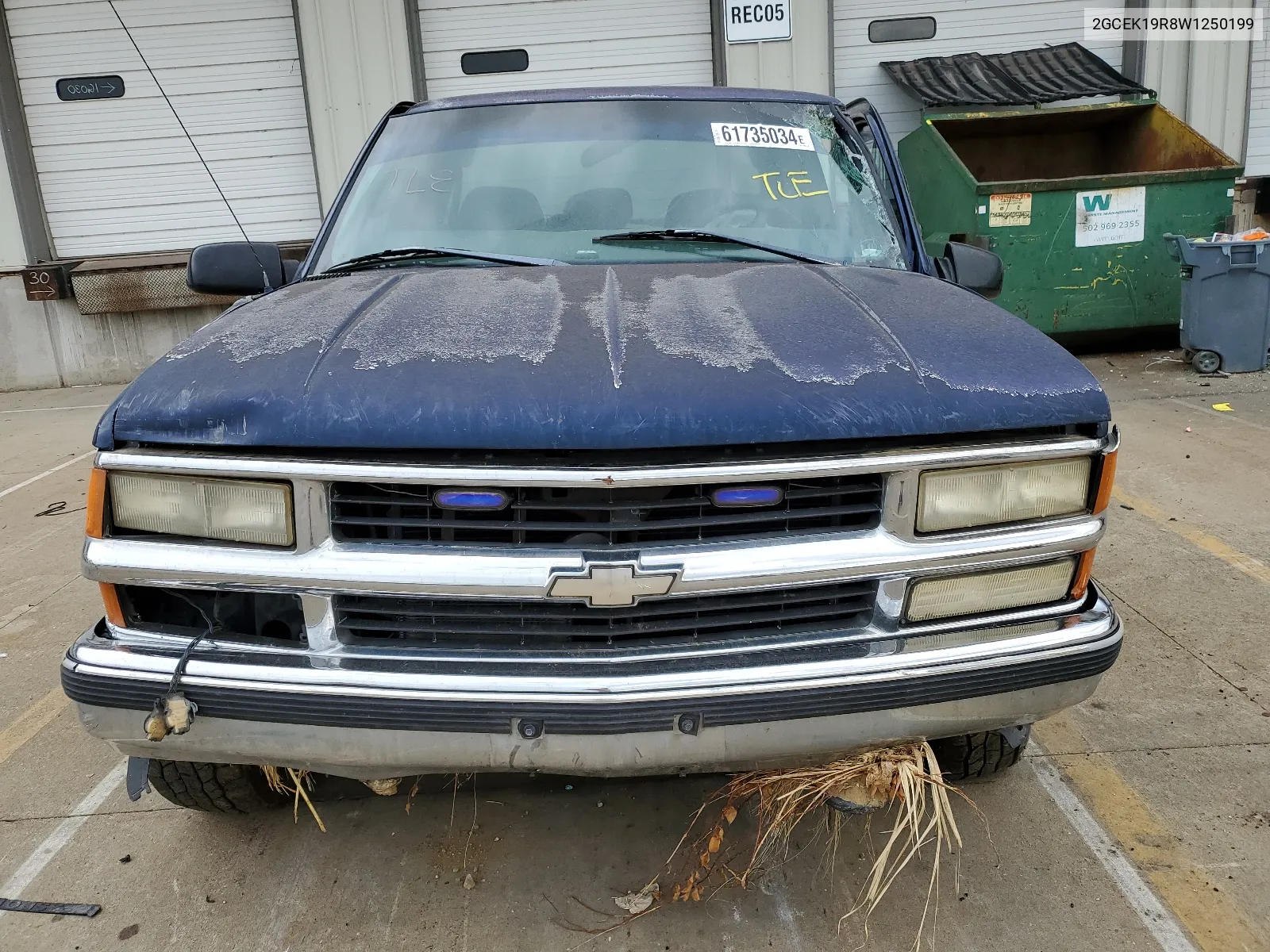 1998 Chevrolet Gmt-400 K1500 VIN: 2GCEK19R8W1250199 Lot: 61735034