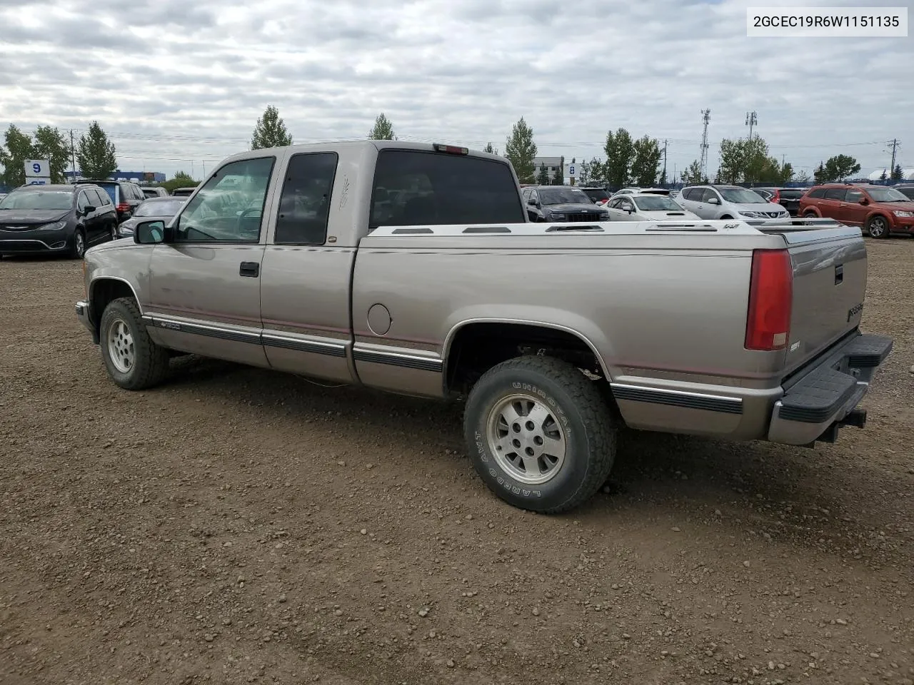 1998 Chevrolet Gmt-400 C1500 VIN: 2GCEC19R6W1151135 Lot: 70276274