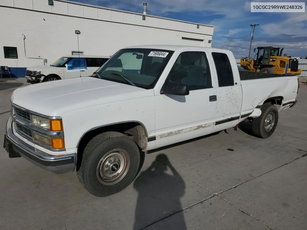 1998 Chevrolet Gmt-400 C2500 VIN: 1GCGC29R9WE248326 Lot: 71606044