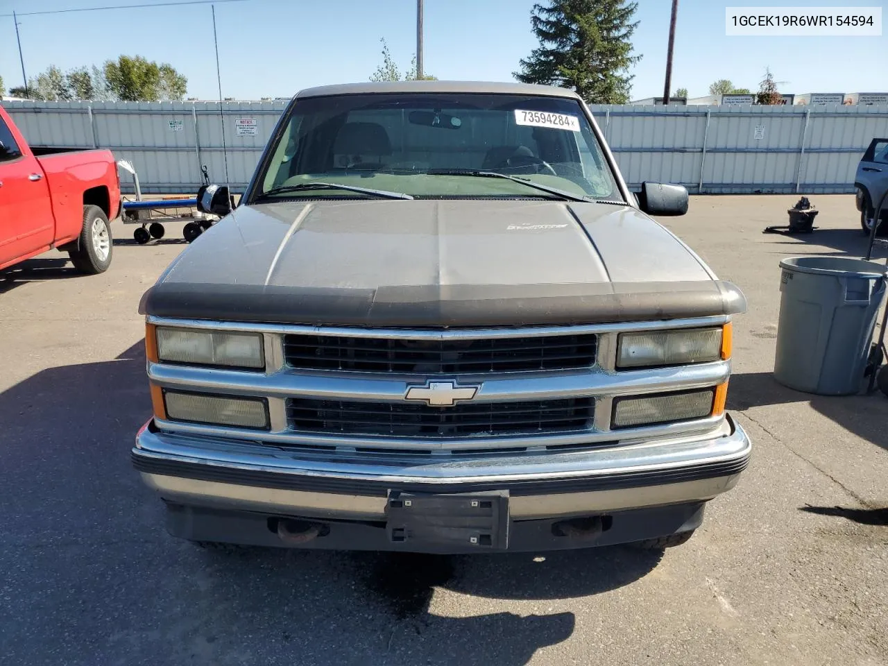 1998 Chevrolet Gmt-400 K1500 VIN: 1GCEK19R6WR154594 Lot: 73594284