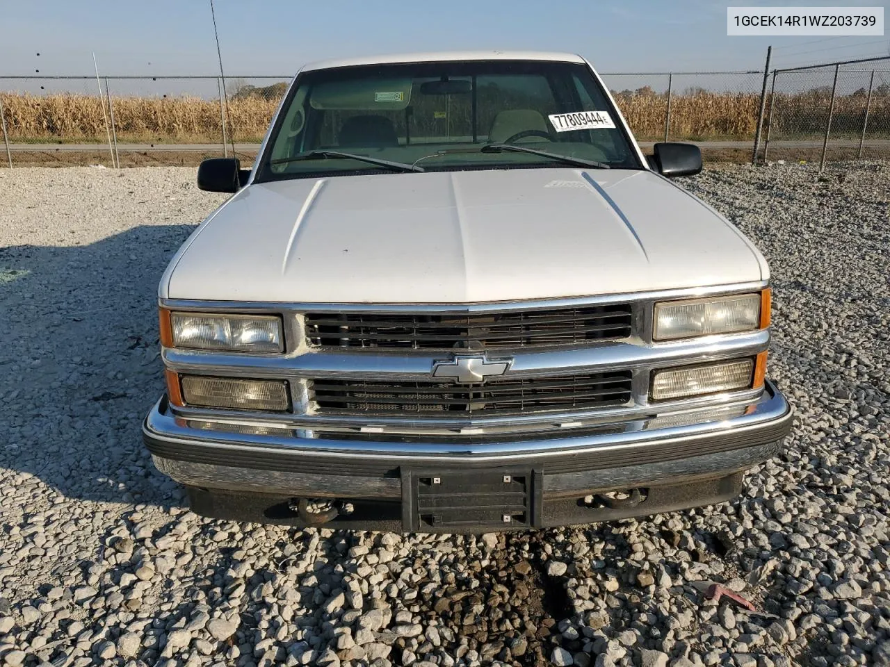 1998 Chevrolet Gmt-400 K1500 VIN: 1GCEK14R1WZ203739 Lot: 77809444