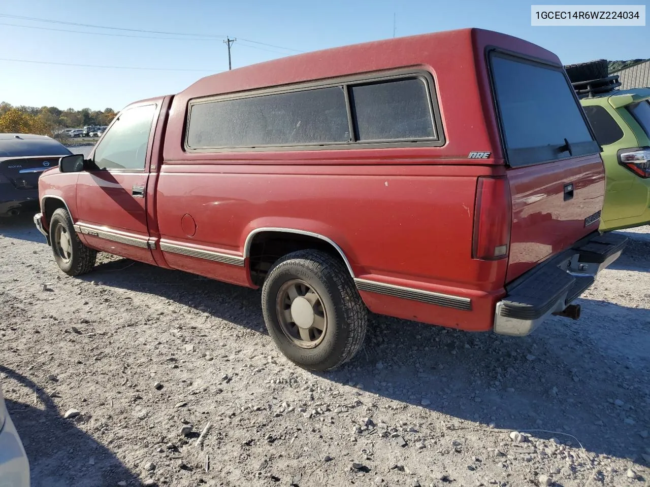 1998 Chevrolet Gmt-400 C1500 VIN: 1GCEC14R6WZ224034 Lot: 77813434