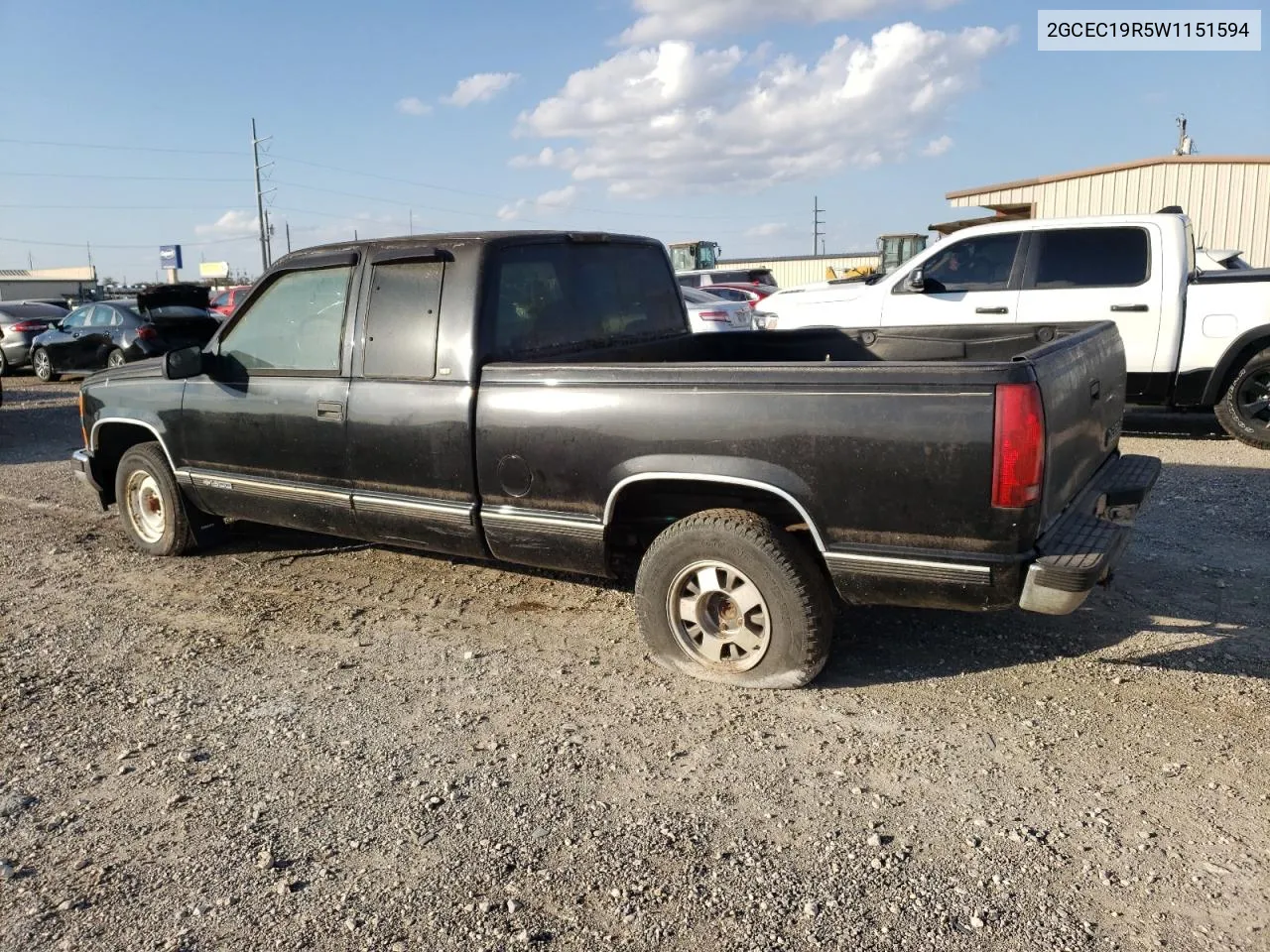 1998 Chevrolet Gmt-400 C1500 VIN: 2GCEC19R5W1151594 Lot: 78207144