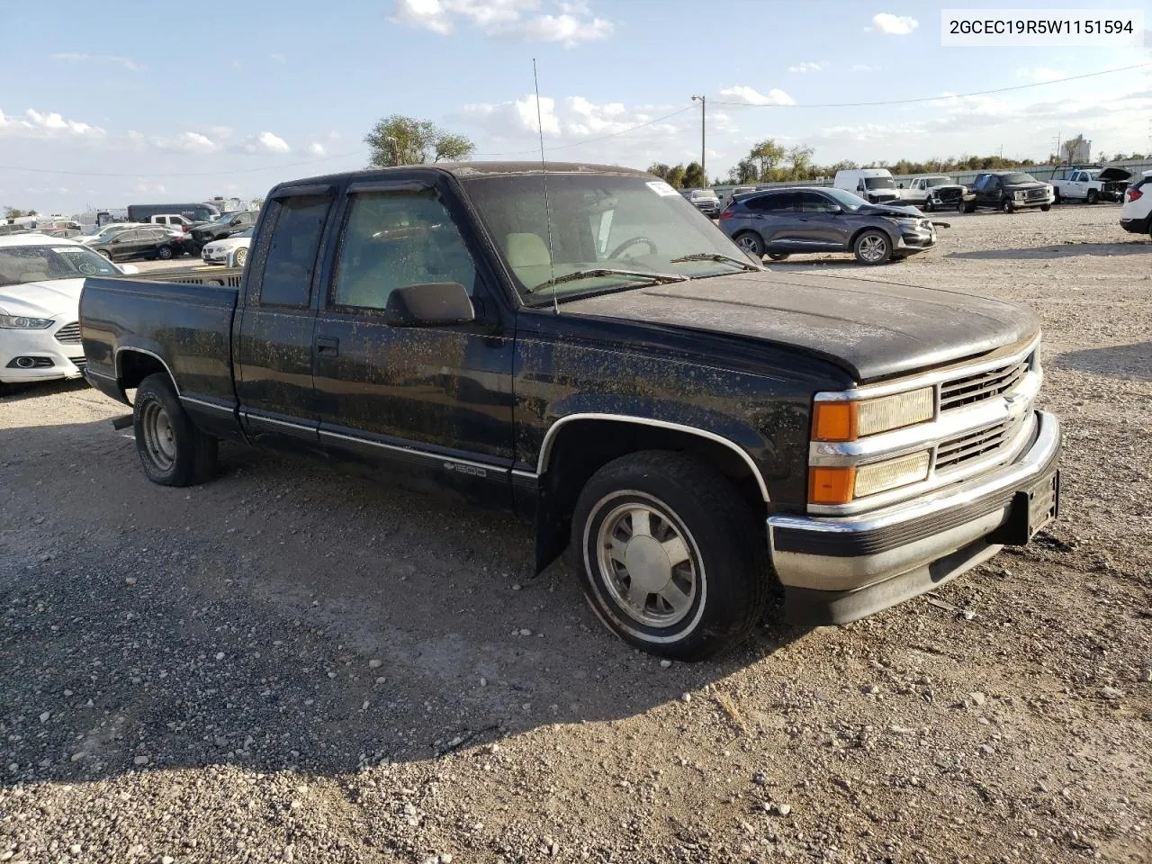 1998 Chevrolet Gmt-400 C1500 VIN: 2GCEC19R5W1151594 Lot: 78207144