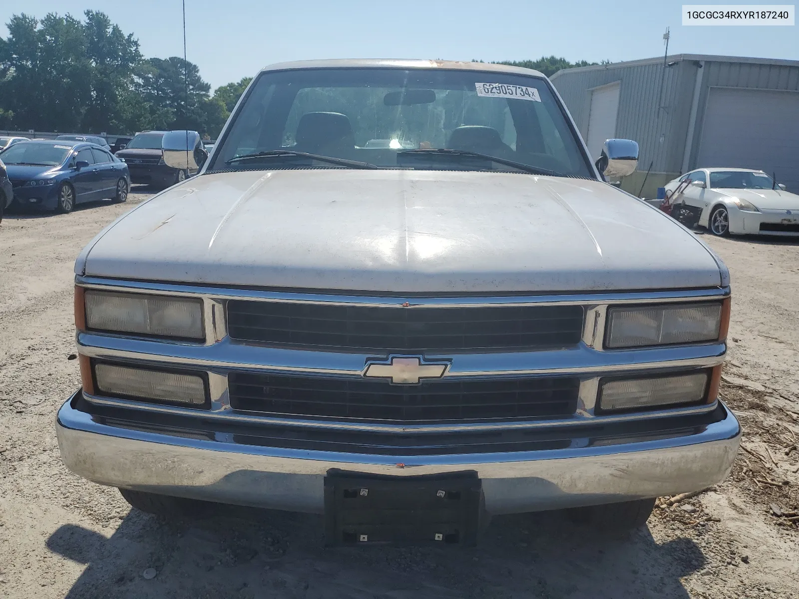 2000 Chevrolet Gmt-400 C3500 VIN: 1GCGC34RXYR187240 Lot: 62905734