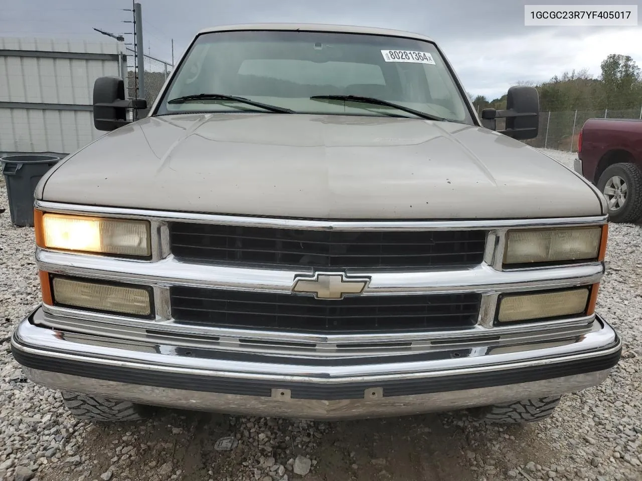 2000 Chevrolet Gmt-400 C2500 VIN: 1GCGC23R7YF405017 Lot: 80281364