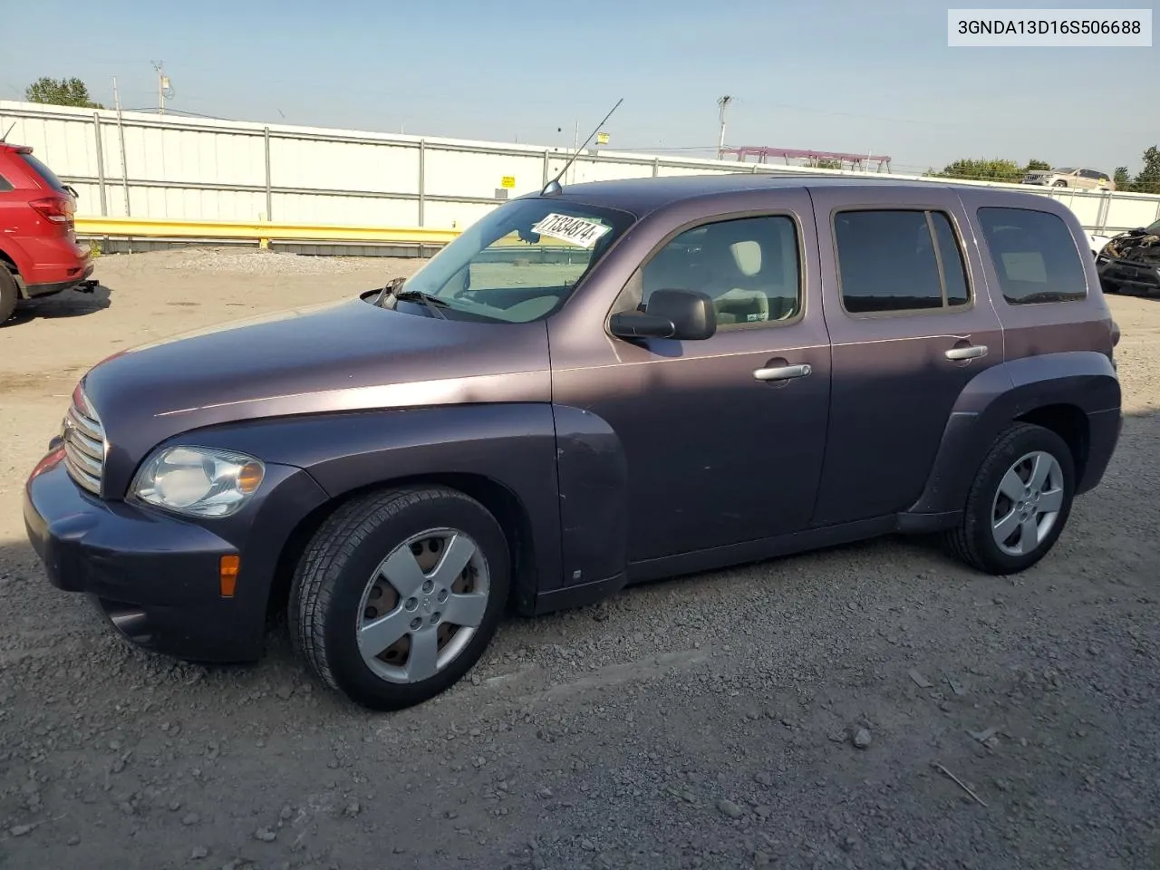 2006 Chevrolet Hhr Ls VIN: 3GNDA13D16S506688 Lot: 71334874