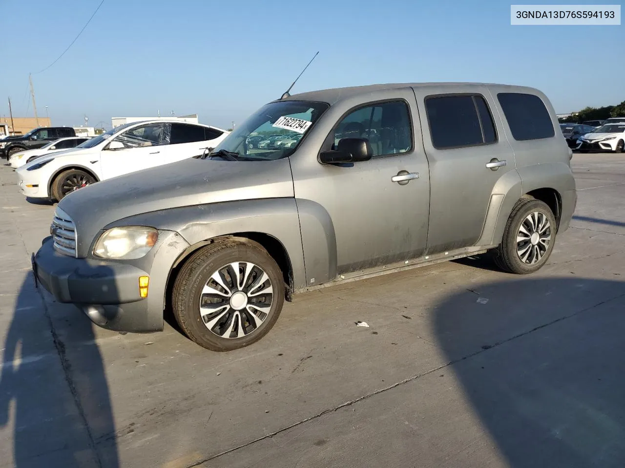 2006 Chevrolet Hhr Ls VIN: 3GNDA13D76S594193 Lot: 71622794