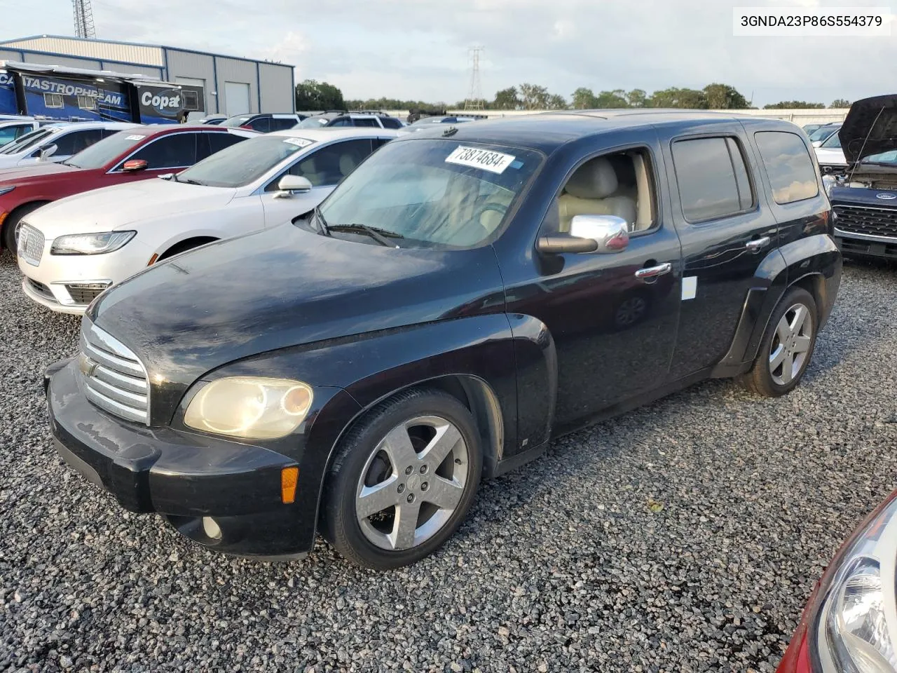 2006 Chevrolet Hhr Lt VIN: 3GNDA23P86S554379 Lot: 73874684