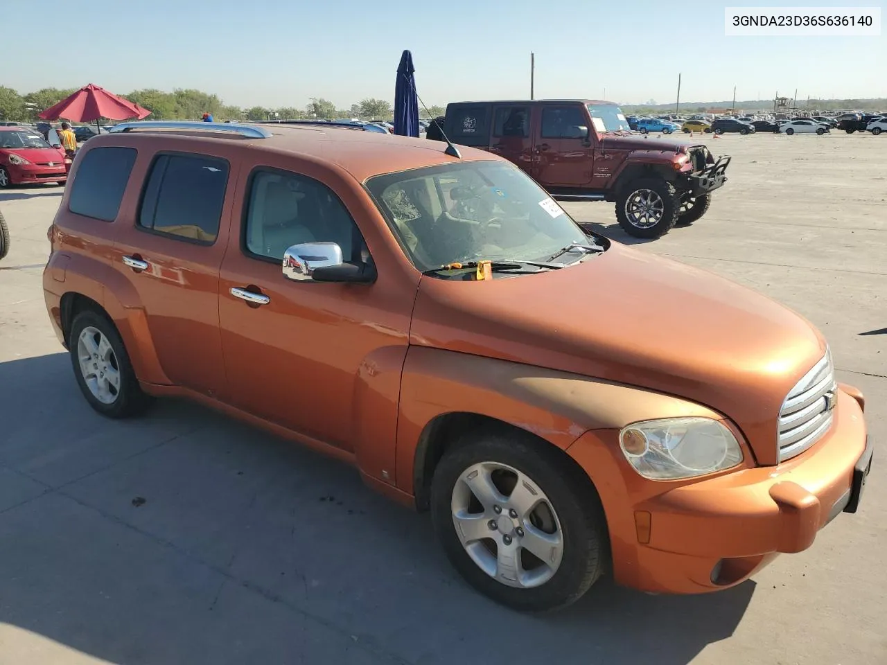 2006 Chevrolet Hhr Lt VIN: 3GNDA23D36S636140 Lot: 74528664