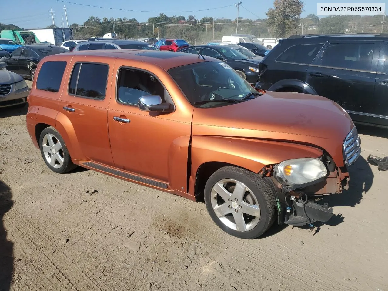 2006 Chevrolet Hhr Lt VIN: 3GNDA23P06S570334 Lot: 74594864