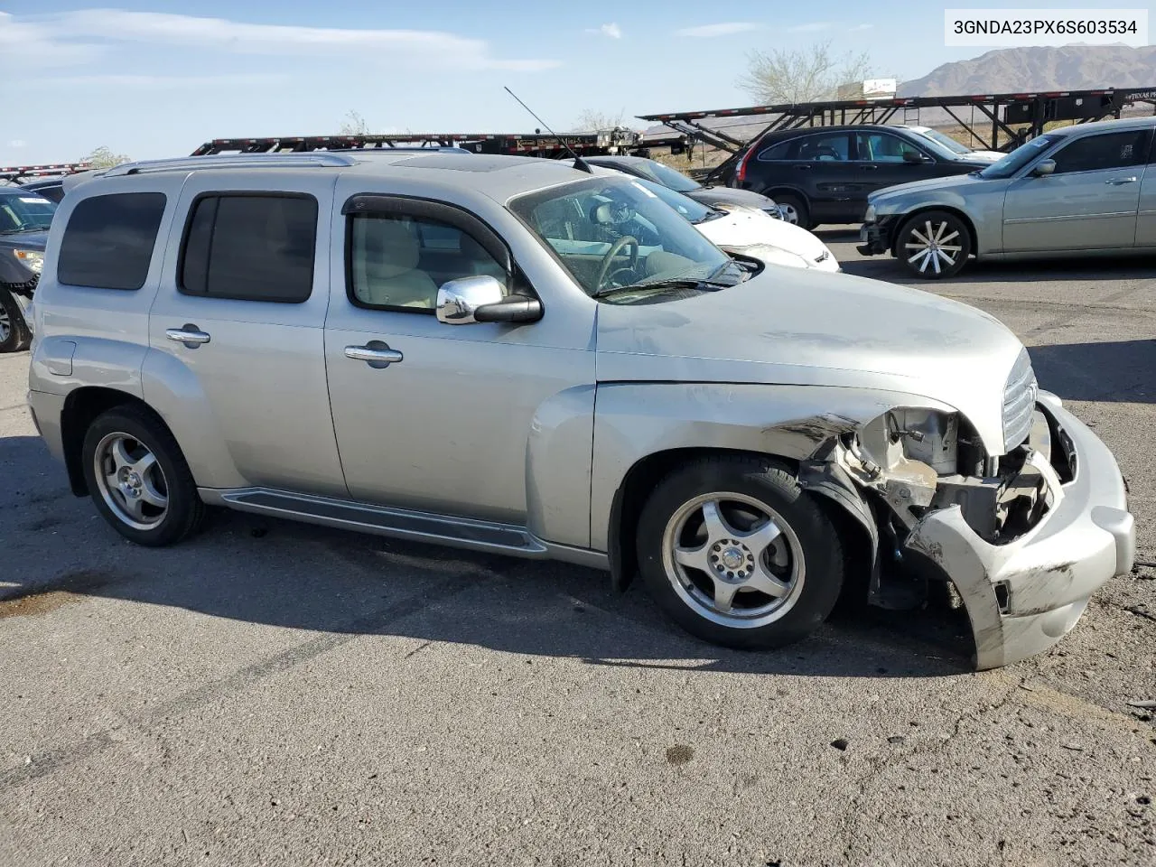 2006 Chevrolet Hhr Lt VIN: 3GNDA23PX6S603534 Lot: 76412654