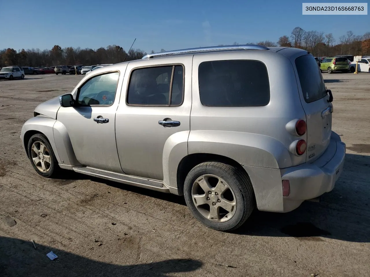 2006 Chevrolet Hhr Lt VIN: 3GNDA23D16S668763 Lot: 78645544