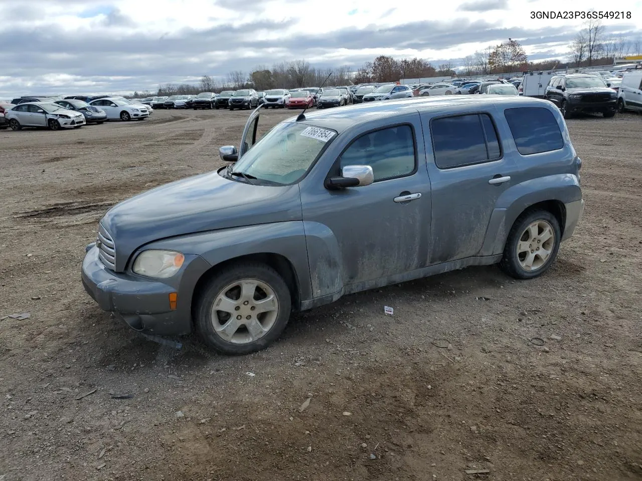 2006 Chevrolet Hhr Lt VIN: 3GNDA23P36S549218 Lot: 78661954