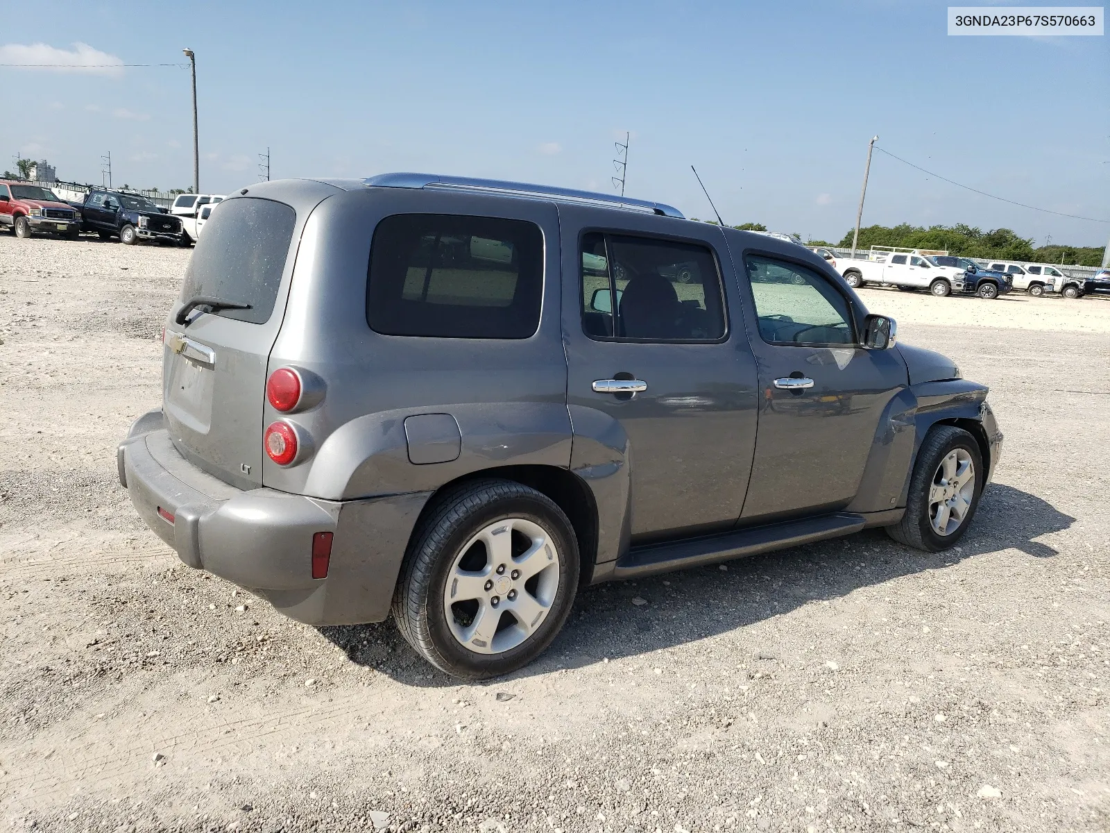 2007 Chevrolet Hhr Lt VIN: 3GNDA23P67S570663 Lot: 67342374