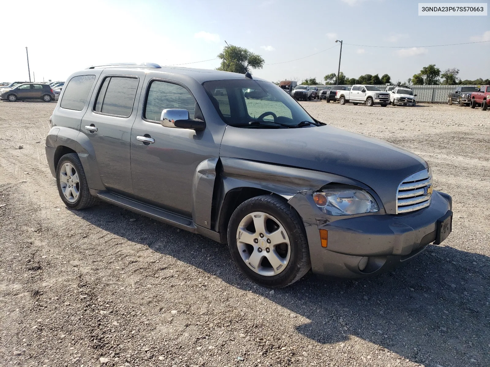 2007 Chevrolet Hhr Lt VIN: 3GNDA23P67S570663 Lot: 67342374