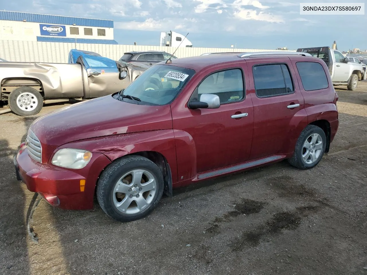 2007 Chevrolet Hhr Lt VIN: 3GNDA23DX7S580697 Lot: 69220534