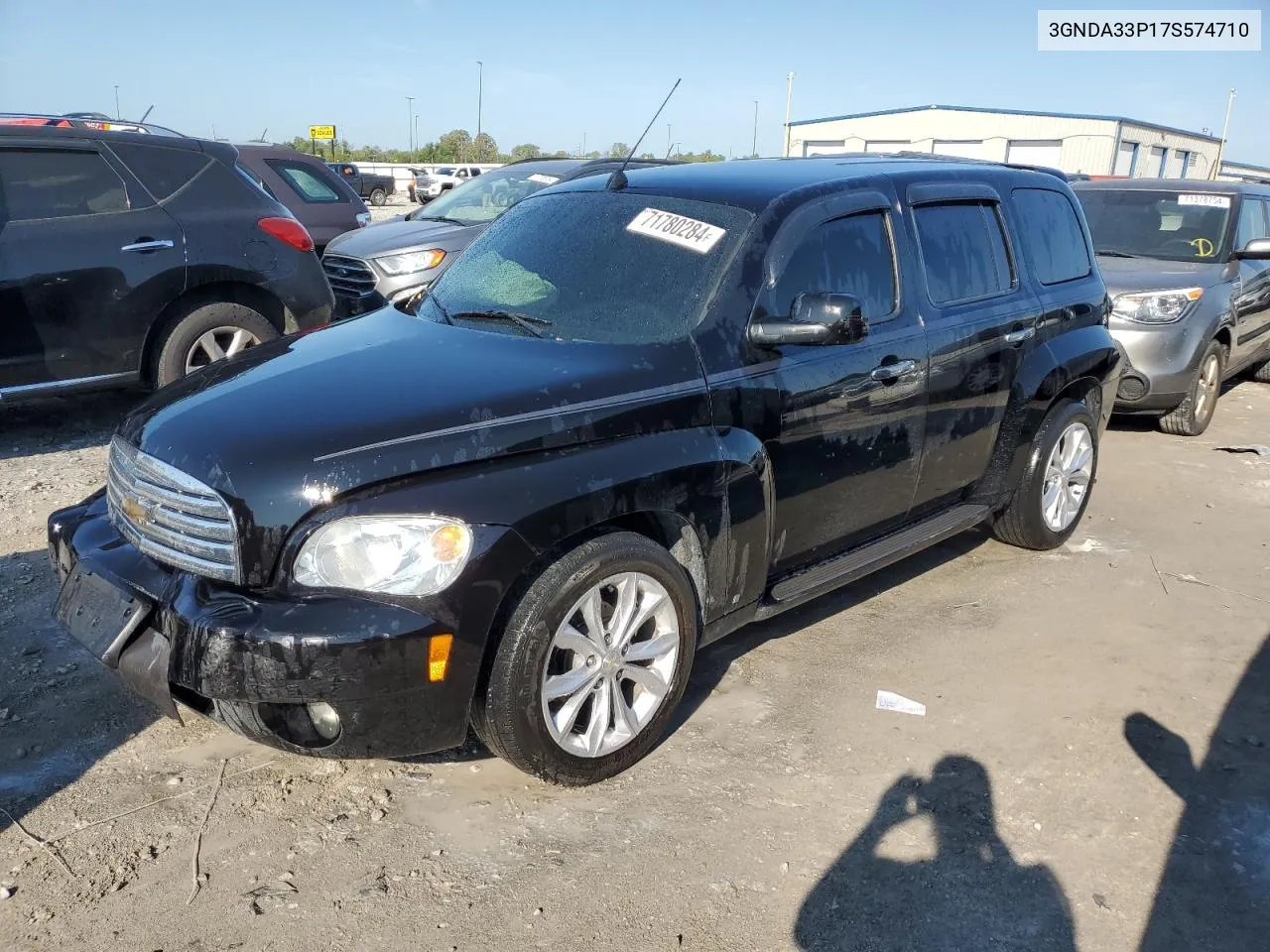 2007 Chevrolet Hhr Lt VIN: 3GNDA33P17S574710 Lot: 71780284