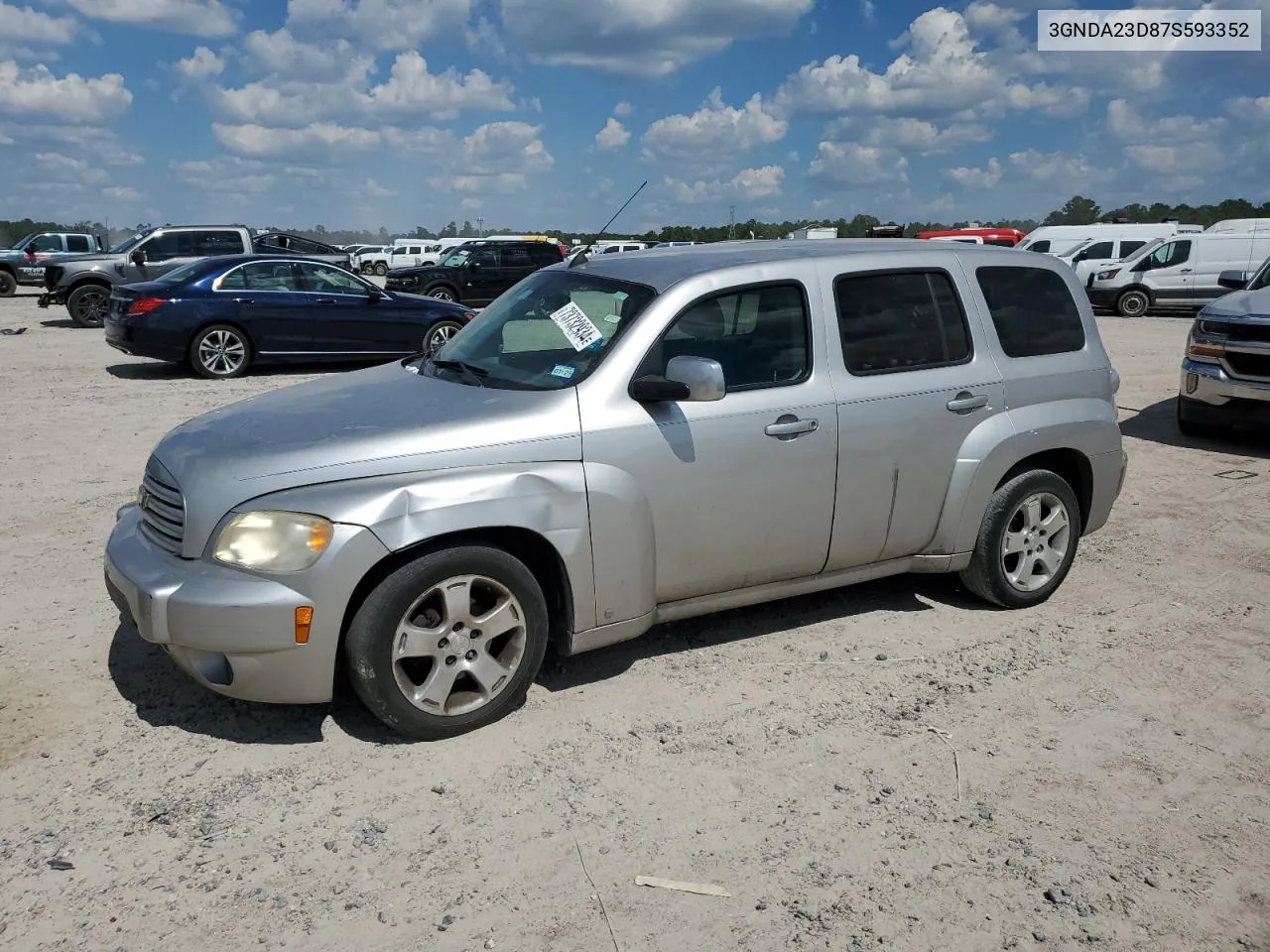 2007 Chevrolet Hhr Lt VIN: 3GNDA23D87S593352 Lot: 73732934