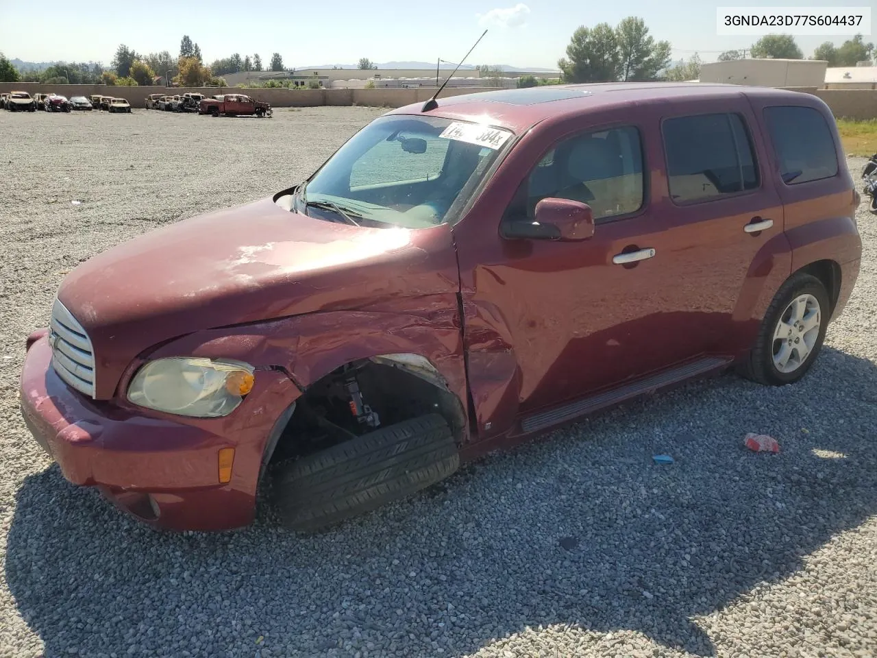 2007 Chevrolet Hhr Lt VIN: 3GNDA23D77S604437 Lot: 74530584